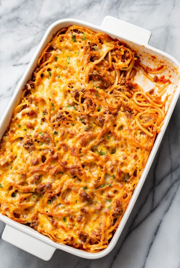 The Best Baked Spaghetti Recipe Ever