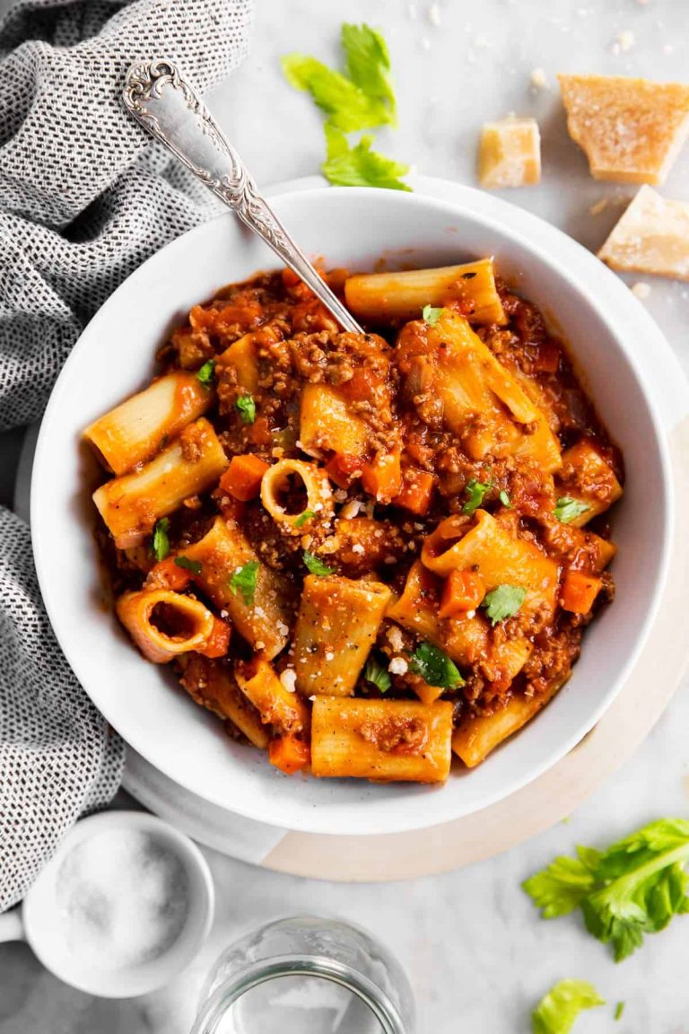 Authentic Rigatoni Bolognese Recipe