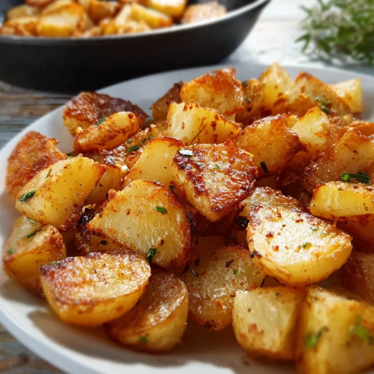 Crispy Pan Fried Potatoes Recipe