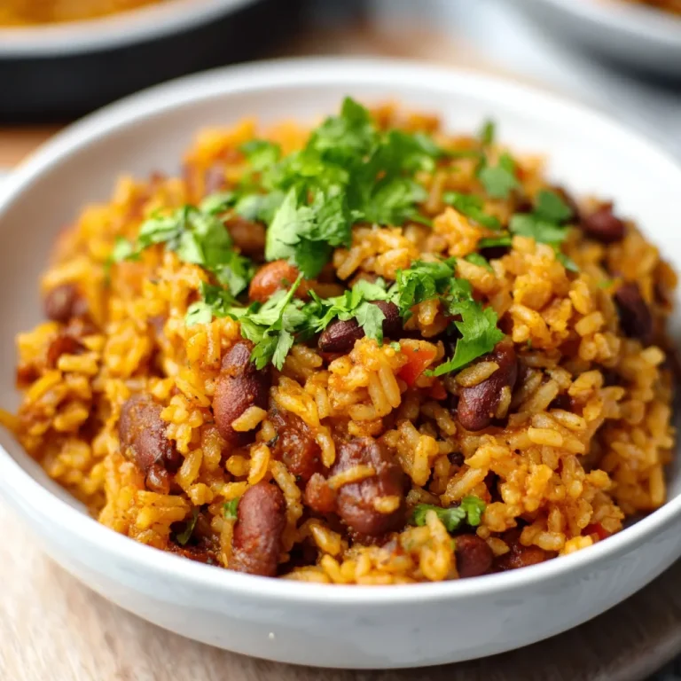 Mom’s Authentic Puerto Rican Rice & Beans